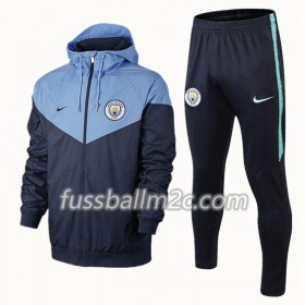 Manchester City Trainingsanzug Windrunner Blau Schwarz 2018-2019